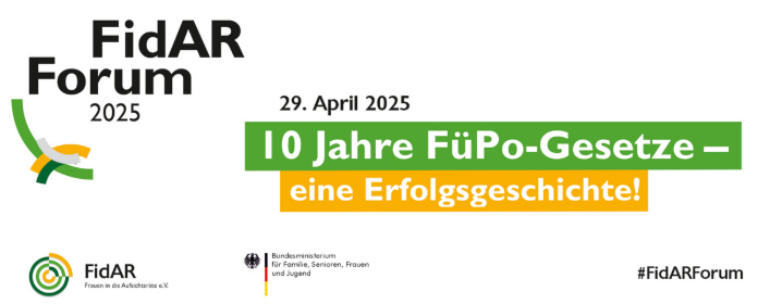 FidAR-Forum 2025 "10 Jahre FüPo-Gesetze - Eine Erfolgsgeschichte!"