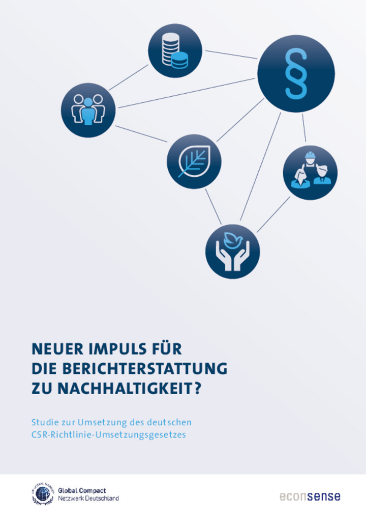 Studie zur Umsetzung des deutschen CSR-Richtlinie-Umsetzungsgesetzes